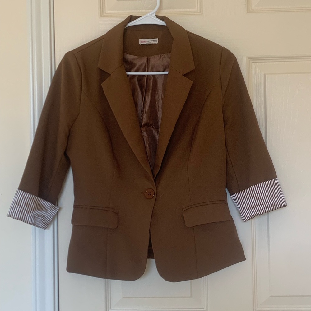 Brown Business Casual Blazer Jacket